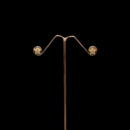 ER-2205001 - American Diamond Star Shaped Minimalist Studs