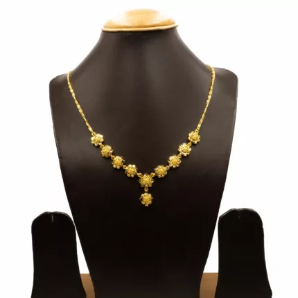 NS-2205001 - Gold Plated Traditional Necklace
