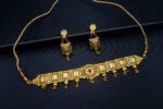 NS-2205002 - Gold Plated Choker Set