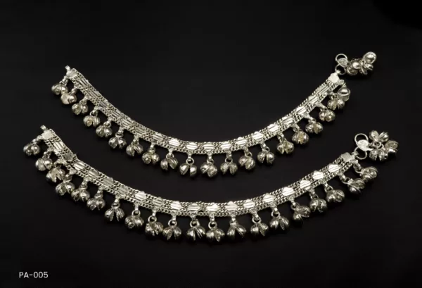 PA-005 - Silver Plated Anklets