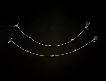 PA-2010016 - Silver Plated Anklets