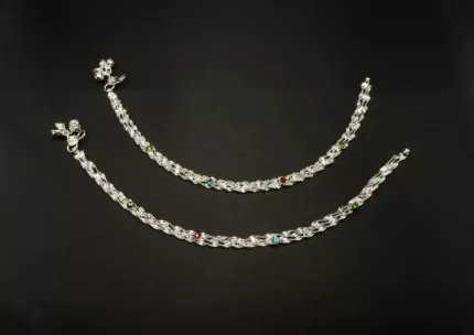 PA-2204002 - Silver Plated Anklets