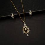 PS-2111013 - American Diamond Traditional Pendant Set