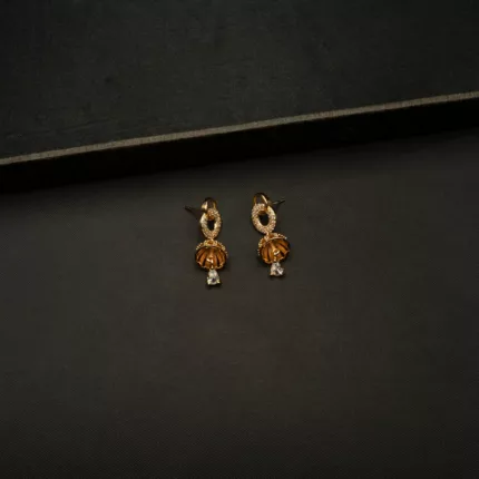 ER-2204006 - American Diamond Small Pinjada Earrings