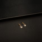 ER-2206003 - American Diamond Contemporary Teardrop Earrings