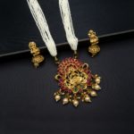 NS-2206016 - Gold Plated Goddess Necklace Set