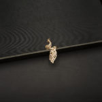 RI-2204002 - American Diamond Gold Plated Peacock Adjustable Ring