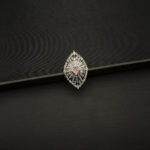 RI-2204004 - American Diamond White Gold Plated Pink Stone Ring