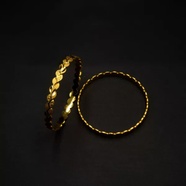 BA-2104010 - Gold Plated Bangles