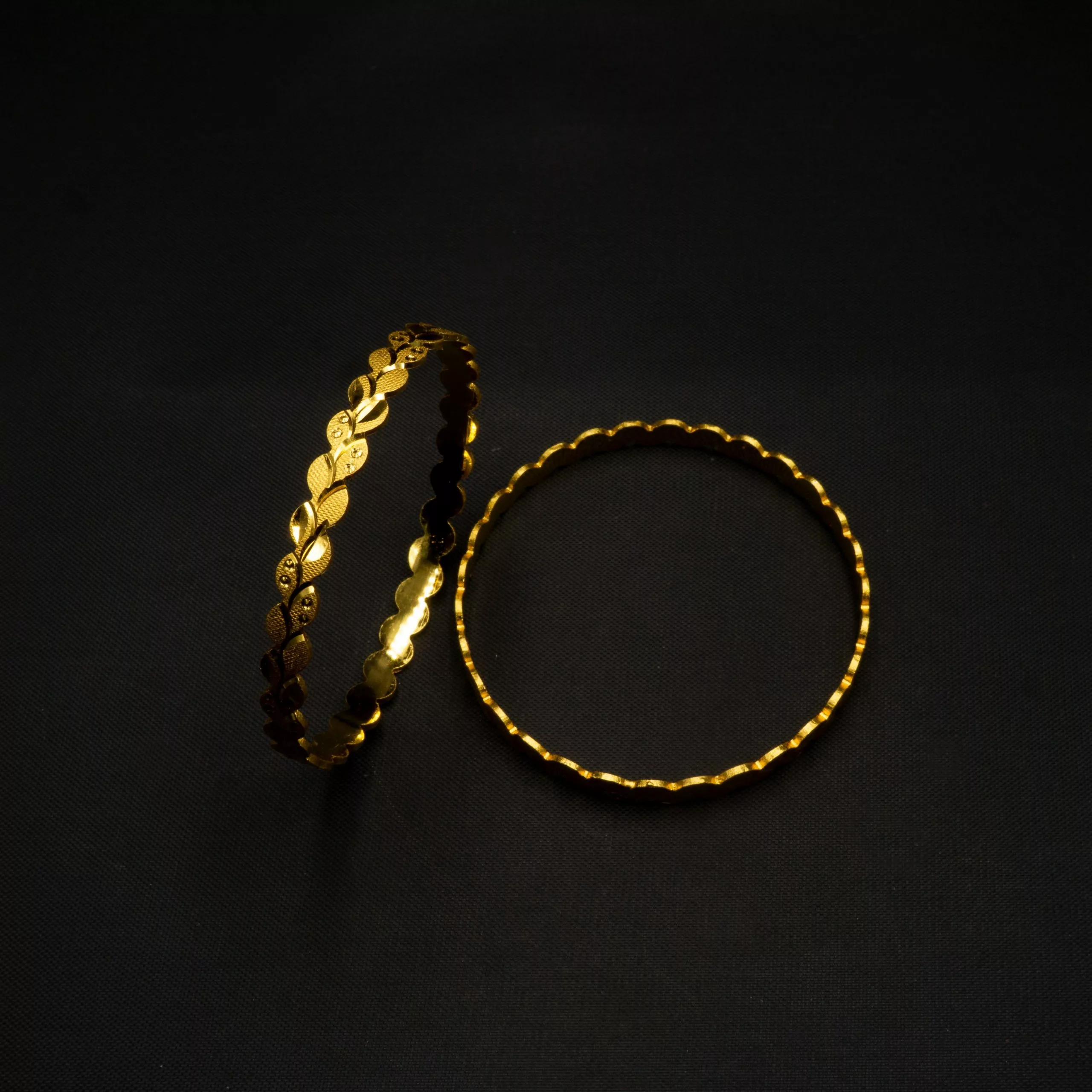 BA-2104010 - Gold Plated Bangles BA-2104010 - Gold Plated Bangles
