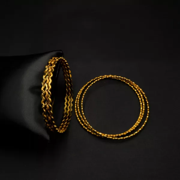 BA-2104012 - Gold Plated Bangles