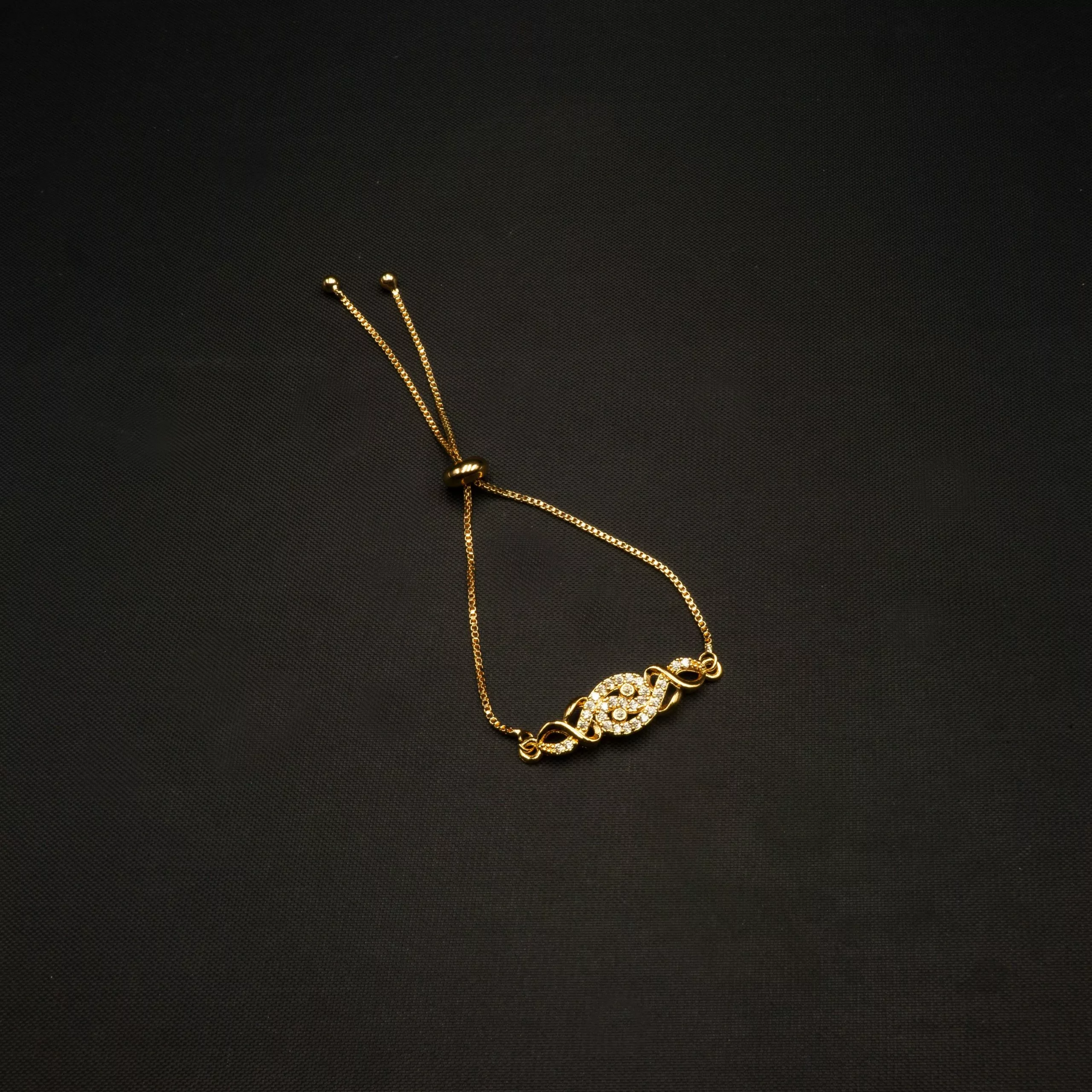 BL-2207002 - American Diamond Slider Bracelet BL-2207002 - American Diamond Slider Bracelet