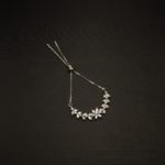 BL-2207004 - White Gold Plated American Diamond Slider Bracelet