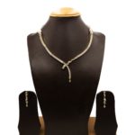 NS-2208001 - American Diamond Contemporary Necklace Set