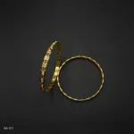 BA-017 – Gold Plated American Diamond Studded Bangle