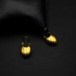 ER-2107002 - Gold Plated Traditional Newari Makasi Earrings