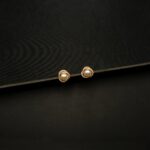 ER-2210001 - American Diamond Pearl Stud Earrings