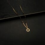 MA-2208001 - Gold Plated American Diamond Mangalsutra