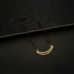 MA-2210003 - Gold Plated American Diamond Mangalsutra