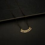 MA-2210004 - Gold Plated American Diamond Mangalsutra