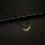 MA-2210006 - Gold Plated American Diamond Mangalsutra