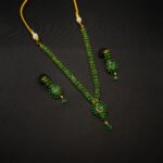 CH-2204001 - American Diamond Minimal Contemporary Necklace