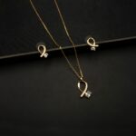 PS-2210009 - American Diamond Contemporary Pendant Set