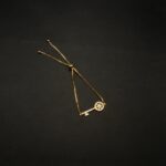 BL-2102016 - Gold Plated American Diamond Slider Bracelet