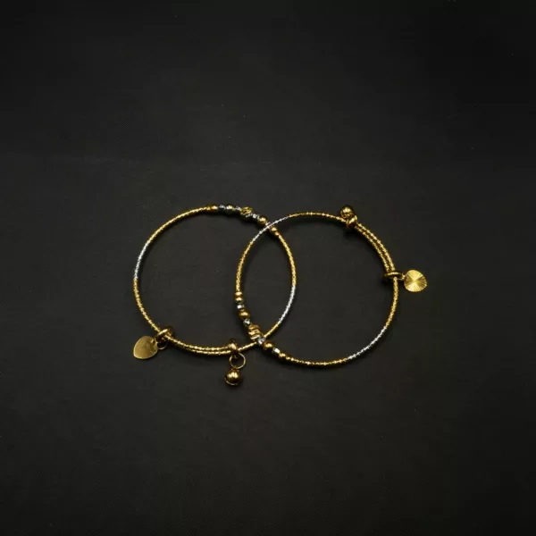 BL-2201001 - Gold Plated Slider Adjustable Bracelets