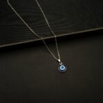 CH-2210005 - Silver Plated Evil Eye Necklace