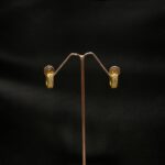 ER-2211002 - American Diamond Oval Hoop Earring