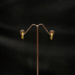 ER-2211004 - Gold Plated American Diamond Thin Hoops