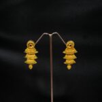 ER-2211008 - Gold Plated Traditional Waterfall Earrings