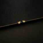 ER-2211010 - Gold Plated American Diamond Dainty Butterfly Studs