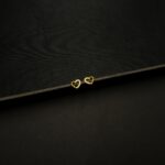 ER-2211011 - Minimal & Dainty Gold Plated Heart Studs