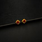ER-2211013 - Gold Plated Traditional Rose Studs