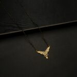 MA-2211004 - Gold Plated American Diamond Mangalsutra