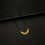 MA-2211005 - Gold Plated American Diamond Mangalsutra