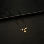MA-2211006 - Gold Plated American Diamond Mangalsutra