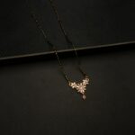 MA-2212005 - Gold Plated American Diamond Mangalsutra