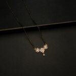 MA-2212007 - Gold Plated American Diamond Mangalsutra