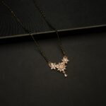 MA-2212011 - Gold Plated American Diamond Mangalsutra