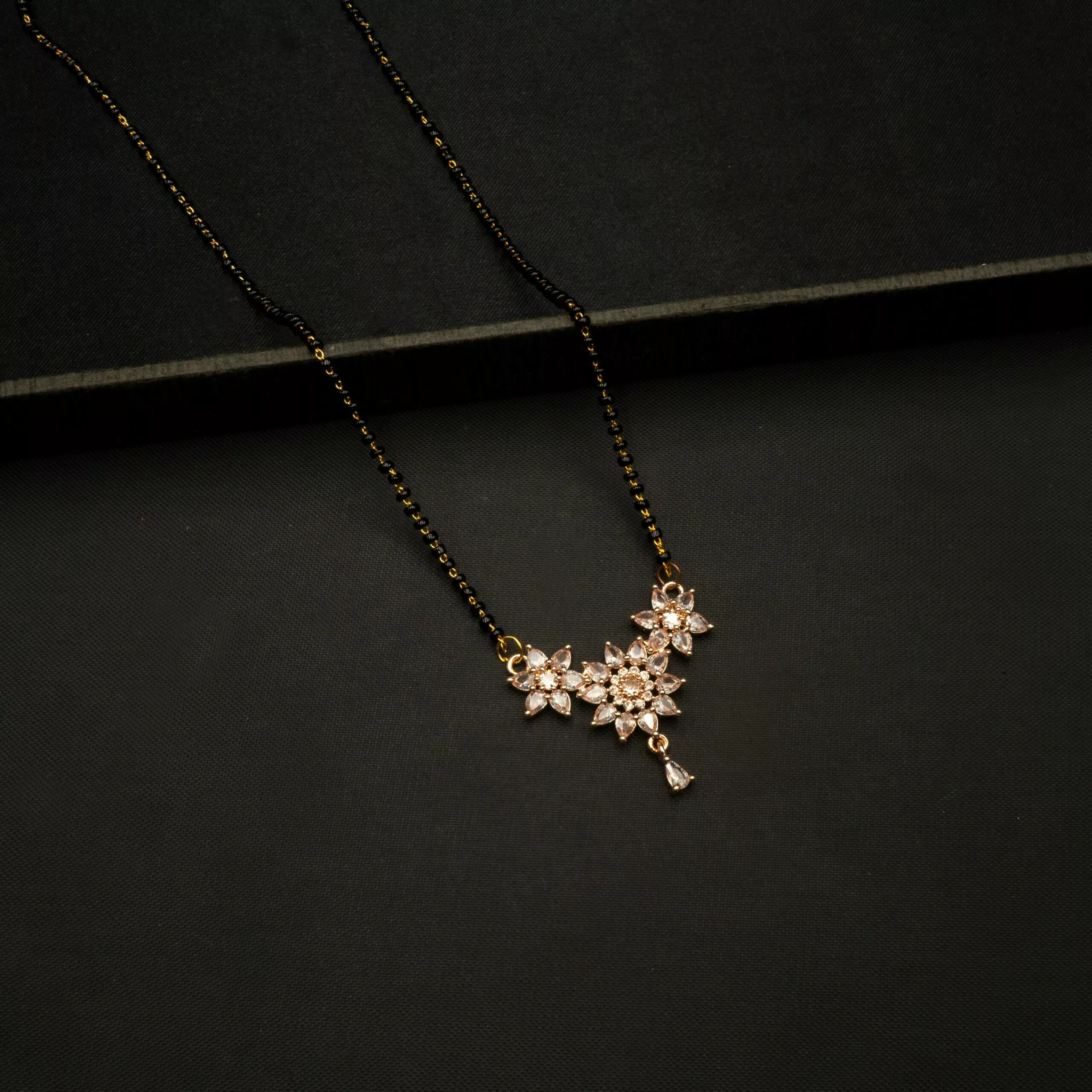 MA-2212011 - Gold Plated American Diamond Mangalsutra MA-2212011 - Gold Plated American Diamond Mangalsutra