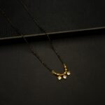 MA-2212012 - Gold Plated Minimal AD Mangalsutra