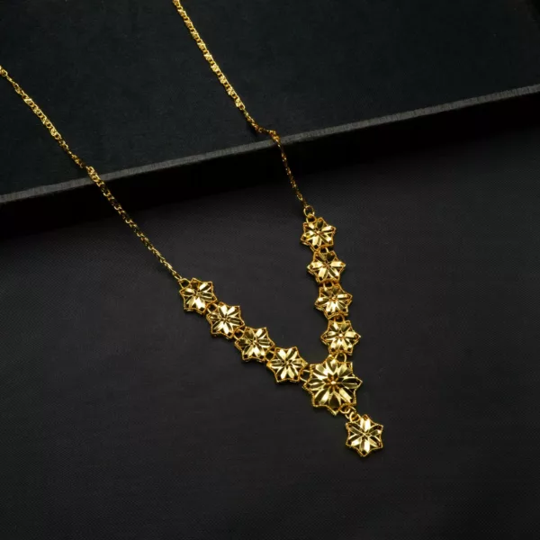 NS-2211008 - Gold Plated Traditional Necklace