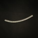 NS-2212008 - Radiant White Gold Plated American Diamond Choker Necklace