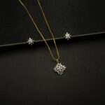PS-2211004 - American Diamond Pendant Set
