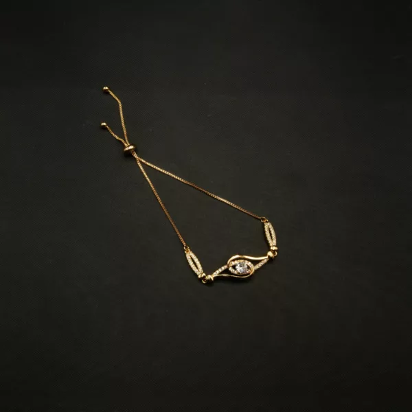 BL-2212004 - American Diamond Slider Bracelet