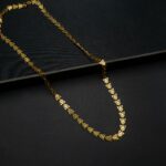 CH-2212008 - Gold Plated Contemporary Chain Necklace