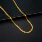 CH-2212011 - Gold Plated Thick Chain Necklace